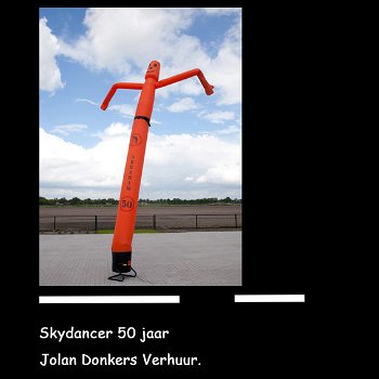 Te huur Skydancer 50 jaar Abraham of Sarah orannje, oranje - 0