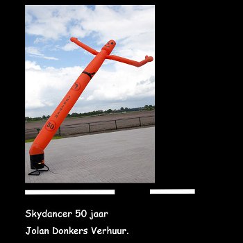 Te huur Skydancer 50 jaar Abraham of Sarah orannje, oranje - 3