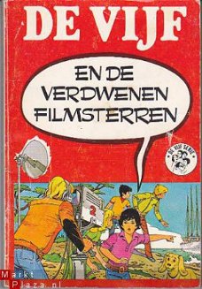 Enid Blyton - De Vijf en de verdwenen filmsterren(rode kaft)