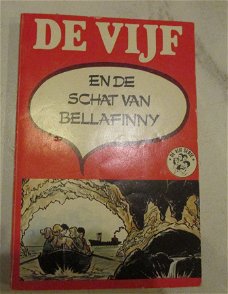 Enid Blyton - De Vijf en de schat van Bellafinny(rode kaft)