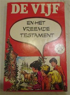 Enid Blyton - De Vijf en het vreemde testament (rode kaft)