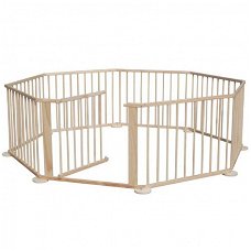 Playpen - kruipbox "Octagon" 7,2m naturel inklapbaar