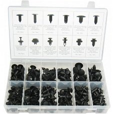 Bekleding clips assortiment 192 delig