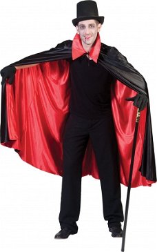 Cape dracula zwart met rood