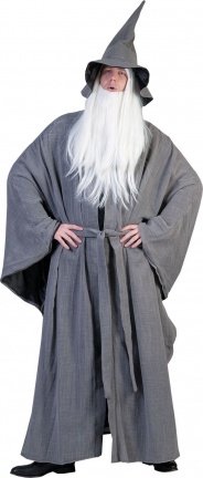 Grey wizard one size