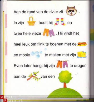 Ik zoek de woordjes met ...Jonas het wasbeertje - Afbeelding 2