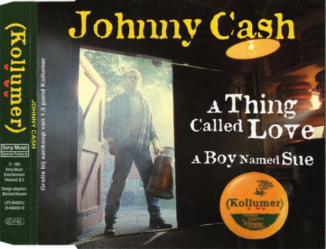 Johnny Cash ‎– A Thing Called Love / A Boy Named Sue 2 Track CDSingle - 1