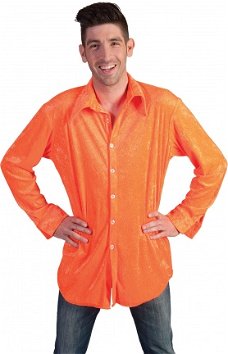 Shirt neon orange maat 48-50 52-54 56-58