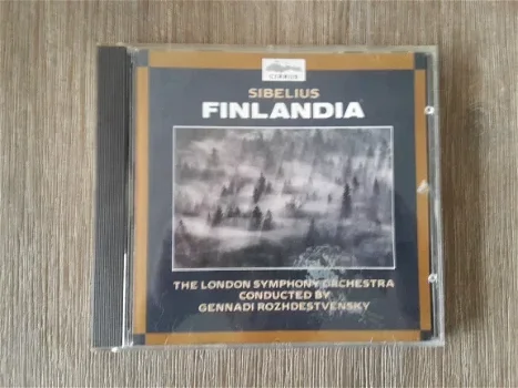 Sibelius / The London Symphony Orchestra Conducted By Gennadi Rozhdestvensky ‎– Finlandia - 0