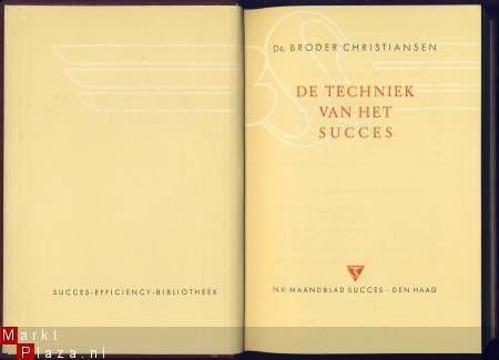 DR. BRODER CHRISTIANSEN**DE TECHNIEK VAN HET SUCCES**HARDCOV - 2