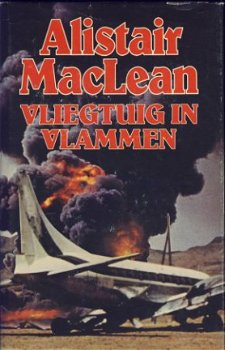 ALISTAIR MACLEAN**VLIEGTUIG IN VLAMMEN**BLAUWE HARDCOVER ** - 1