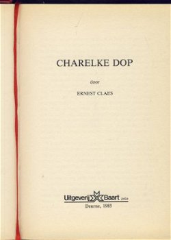 ERNEST CLAES**CHARELKE DOP**FRISSE RODE HARDCOVER BAART - 3