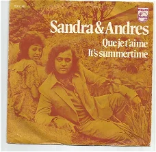 Sandra & Andres ‎: Que Je T'aime  (1971)