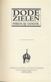 NIKOLAJ GOGOL**DODE ZIELEN**THE READER'S DIGEST N.V.**'S WER - 2