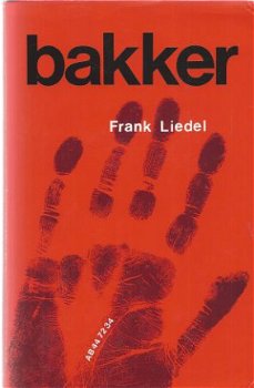 FRANK LIEDEL**BAKKER**BLAUWE TEXTUUR LINNEN BOEKBAND**CLAUW - 1