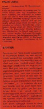 FRANK LIEDEL**BAKKER**BLAUWE TEXTUUR LINNEN BOEKBAND**CLAUW - 2