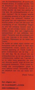 FRANK LIEDEL**BAKKER**BLAUWE TEXTUUR LINNEN BOEKBAND**CLAUW - 3