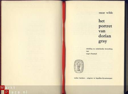 OSCAR WILDE**HET PORTRET VAN DORIAN GRAY**ROGER D'EXSTEYL - 2