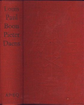 LOUIS PAUL BOON**PIETER DAENS**ROOD RODE TEXTUUR LINNEN BOEK - 1