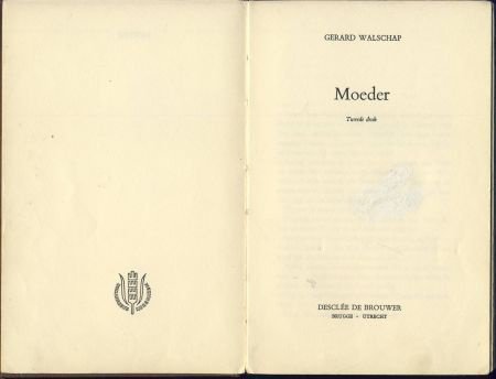 GERARD WALSCHAP**MOEDER**DESCLEE DEBROUWER TEXTUUR LINNEN ** - 2