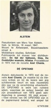 ALSTEIN**DE OPSTAND**GRIJZE TEXTUUR LINNEN BOEKBAND** - 2