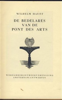 WILHELM HAUFF**DE BEDELARES VAN DE PONT DES ARTS**HARDCOVER* - 2