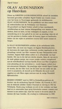 SIGRID UNDSET**OLAV AUDUNSZOON OP HESTVIKEN**SIGRID UNDSET - 2