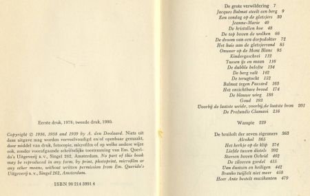 A. DEN DOOLAARD**1.DE GROTE VERWILDERING.2.WAMPIE.3.BRUILOFT - 5