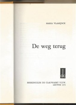 MARIA VLAMIJNCK**DE WEG TERUG**TEXTUUR LINNEN CLAUWAERT** - 6