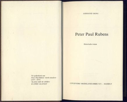 ARMAND BONI**PETER PAUL RUBENS**LINNEN + TEXTUUR - 5