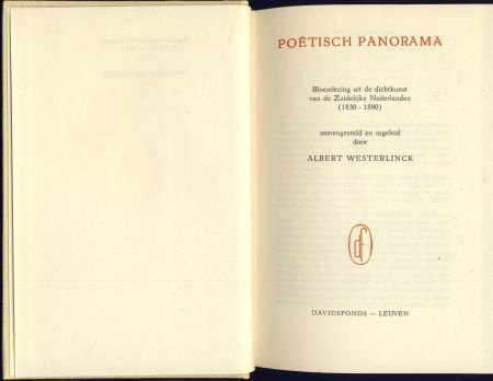 ALBERT WESTERLINCK**POETISCH PANORAMA**1830-1890**ZUID-NEDER - 2