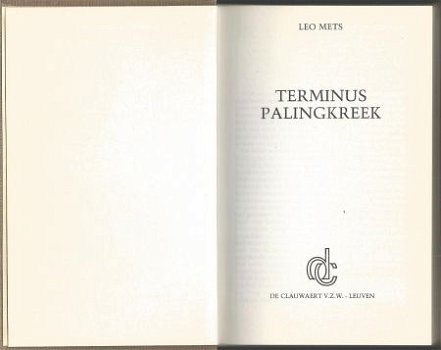 LEO METS**TERMINUS*PALINGKREEK**BRUIEN TEXTUUR LINNEN BOEK** - 6