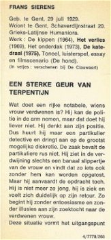 FRANS SIERENS**EEN STERKE GEUR VAN TERPENTIJN*GROENE TEXTUUR - 3