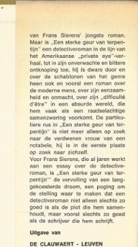 FRANS SIERENS**EEN STERKE GEUR VAN TERPENTIJN*GROENE TEXTUUR - 4