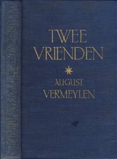 AUGUST VERMEYLEN**TWEE VRIENDEN**BLAUWE TEXTUUR LINNEN MANTE