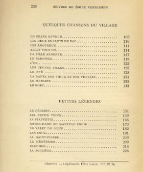 EMILE VERHAEREN**OEUVRES TOME IV**1924**MERCURE DE FRANCE - 5