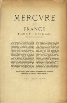 EMILE VERHAEREN**OEUVRES TOME IV**1924**MERCURE DE FRANCE - 6