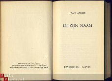 FRANS ANDERS **IN ZIJN NAAM**BRUINE HARDCOVER DAVIDSFONDS