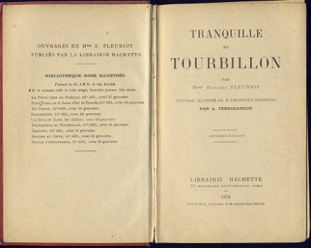 MLLE ZENAÏDE FLEURIOT**TRANQUILLE ET TOURBILLON**HACHETTE RO - 2