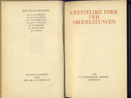 GEESTELIJKE EPIEK DER MIDDELEEUWEN**BIBLIOTHEEK DER NEDERLAN - 2