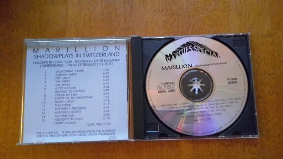Marillion - Shadowplays In Switzerland - 1