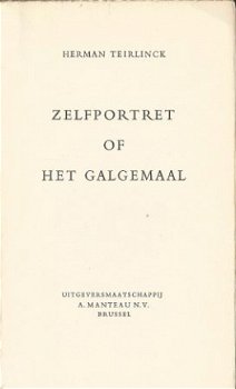 HERMAN TEIRLINCK*ZELFPORTRET OF HET GALGEMAAL*1955*A.MANTEAU - 4