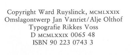 WARD RUYSLINCK**ALLE VERHALEN**JAN VANRIET**MANTEAU 1979** - 4