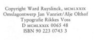 WARD RUYSLINCK**ALLE VERHALEN**JAN VANRIET**MANTEAU 1979** - 4 - Thumbnail