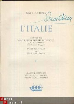 DORE OGRIZEK**L'ITALIE*1951*MARCEL BRION+PHILIPPE LEFRANCOIS - 3