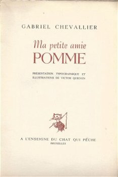 GABRIEL CHEVALLIER**MA PETITE AMIE POMME**PRESSES UNIVERSITA - 2