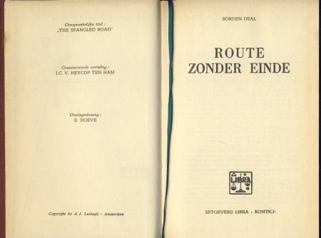 BORDEN DEAL**ROUTE ZONDER EINDE**THE SPANGLED ROAD**LIBRA** - 2