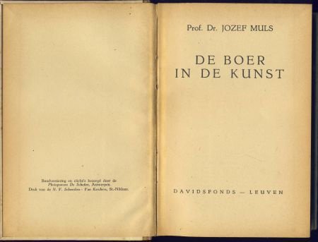 PROF. DR. JOZEF MULS**DE BOER IN DE KUNST**KLEURRIJKE DAVIDS - 2