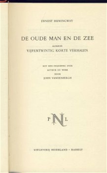 ERNEST HEMINGWAY**DE OUDE MAN EN DE ZEE*+*25 KORTE VERHALEN - 2