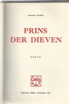 ALEXANDRE DUMAS**PRINS DER DIEVEN**PRINCE DES VOLEURS**LIBRA - 1